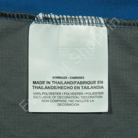 Nike Golf Polo Shirt Mens 2XL Blue Dri Fit Stretch Woven Short Sleeve New - Picture 7 of 7